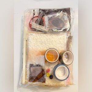 Cream - Mega Junk Journal Kit - 150+ Pcs - Vintage & Botanical